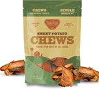 Gaines Family Farmstead Sweet Potato Chews for Dogs - 8 oz Bag, Single Ingredient, Dehydeated Sweet Potato Dog Treats, High Fiber, Grain-Free, Rawhide Alternative, Vitamin-Rich, Made in USA