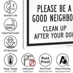 SmartSign 14 x 10 inch Laminated Rustproof Aluminum Neighbor Sign, USA-Made, 100+ Years of Sign Expertise