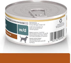 Hill's Prescription Diet w/d Multi-Benefit Digestive/Weight/Glucose/Urinary Management Vegetable & Chicken Stew Wet Dog Food, Veterinary Diet, 5.5 oz. Cans, 24-Pack