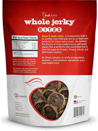 Fruitables Whole Jerky Bites, Healthy Dog Treats, Puppy Essentials, Jerky Dog Treats, Made in the USA, No Fillers or Nitrates, Real Bacon & Apple Flavor, 5oz