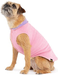Goldpaw Duluth Double Fleece Dog Sweater Vest for Small Dogs - Soft, Stretchy Dog Fleece - Warm Pet Jacket for Fall and Winter - Premium Pet Outerwear - Machine Washable - Rose/Lavender - Size 8