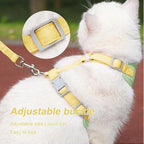 wanheart Cat Harness and Leash Set Escape-Proof Adjustable cat Leash and Harness Combo Suitable for All cat Breeds (Green, M)