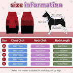 ASENKU Warm Dog Sweater for Small Medium Dogs,Pet Sweaters for Fall Winter Dog Clothing,Thicked Pullover Puppy Cat Turtleneck Sweater for Doggie Chihuahua Clothing