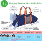 Cinf Cat Nail Clipping Cleaning Grooming Restraint Bag (Free Muzzle) Set No Scratching Biting for Bathing Nail Trimming Injecting Examining(Navy Blue,L)