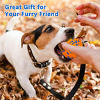 2Pcs Super Bouncy Dog Balls, Fun Indestructible Tennis Balls for Aggressive Chewers, Durable Floating Fetch Toys for Small Dogs with Lifetime Replacement
