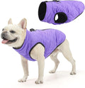SCENEREAL Winter Coat for Dogs - Warm Jacket with Built-in Harness, Waterproof, Fleece Puffer Vest, Windproof, Snow Clothes for Small to Medium Dogs