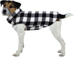 ASENKU Dog Sweater, Plaid Fleece Dogs Vest, Soft Warm Pet Clothes, Cold Weather Puppy Jacket, Comfortable Pullover Shirt for Tiny & Small Dog Breeds Only