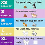 Odor-Sealing Dog Poop Bags, L/90-Count Leakproof & Durable Dog Waste Bags, Block Smells, Unscented (Color:White)