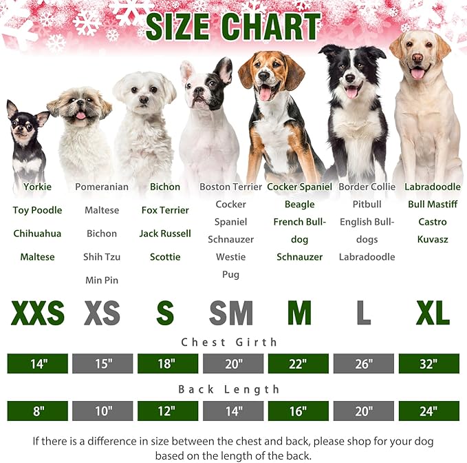 SCENEREAL Dog Pajamas for Small to Large Dogs Soft Pet Sweater Clothes Warm Puppy Onesie Outfits for Doggie Winter Christmas - Dog Jammies Pjs