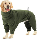Dotoner Pullover Dog Sweater High Collar with Leash Hole Cold Weather Vest for Dogs Dog Winter Clothes for Indoor and Outdoor Use Long Sleeve Dog Sweatshirt Dog Clothes for Large Dogs