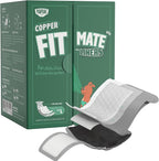 PAWPANG Copper Fit Mate Washable Male Dog Belly Band Kit – 1 Reusable Male Wrap with 15 Dog Diaper Liners, Ideal for Senior Dogs, Incontinence, and Marking, L