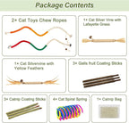 Silvervine Sticks for Cats Cat Chew Toy, Cat Teething Toys for Dental Cleaning Teeth, Cats Chew Stick for Kitten Teething, Kitten Chew Toys (15PCS)