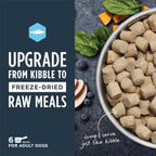 Instinct Freeze Dried Raw Meals, Natural Dry Dog Food, Grain Free - Wild Caught Pollock, 3 oz. Bag