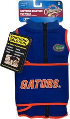 NCAA Florida Gators Dog Anxiety Shirt Calming Soothing Vest, for Dogs & Cats with Anxiety, Fears, Fireworks, Loud Noises, Dark, Lonely Keeps Dogs Calm & Feeling Safe, Relaxing Jacket, X-Small