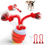FUGODIWISmart Interactive Dog Toy Ball – Rechargeable Rolling Ball with Squeaky Sound, Automatic Play for Training & Boredom Relief, Fits Small, Medium & Large Dogs(Red)