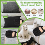 2 Packs Electrostatic Pet Hair Remover Glove for Dogs and Cats – Reusable Brush Pet Hair Removal Glove for Furniture, Car Interiors, Bedding & Clothing