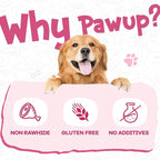 PAWUP Duck Dog Treats, Calcium Bones Chews, Rawhide Free, Natural Snacks for Samll Dog w/Taurine,12.5 oz