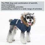 PINA Small Dog Coats - Waterproof, Warm Winter Jacket with Faux Fur Hood, Reflective, Flannel Lined, Windproof, Pocket
