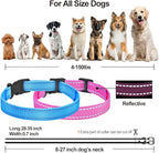 PetJoy Shock Collar Replacement Collar Strap, Reflective Dog Collars Strong, Durable & Adjustable Dog Collar- 2 Piece Set Collar for Dogs