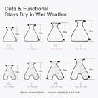 Waterproof Belly Shield for Corgis & Dachshunds – Adjustable underbelly Protector. Male/Female Designs. Stays Dry in rain, mud & Grass. Ideal for Sensitive Skin (Yellow - Male, L)