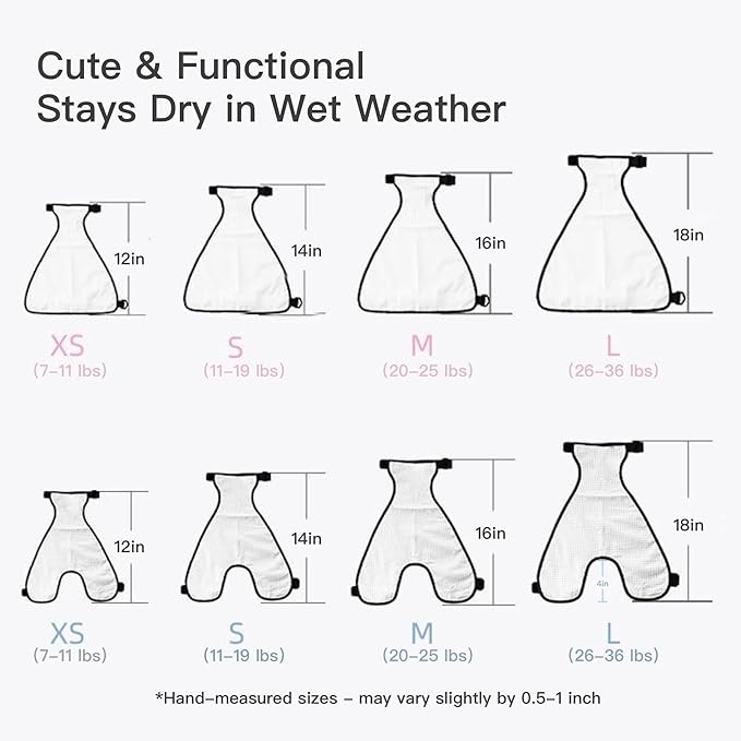 Waterproof Belly Shield for Corgis & Dachshunds – Adjustable underbelly Protector. Male/Female Designs. Stays Dry in rain, mud & Grass. Ideal for Sensitive Skin (Blue - Male, S)