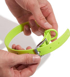 Wild One Dog Collar, Easy-Clean, All Weather Flex-Poly Strap with Metal, Durable, Dirt and Odor Resistant (Limeade, XL)