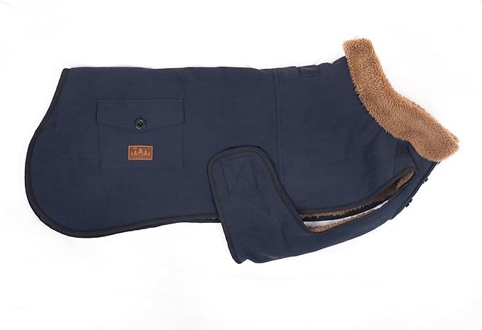 Sedona Dawn Dog Winter Jacket with Sherpa Fleece Lined Canvas for Medium and Large Breeds - Cold Weather Coat (45 (XS))