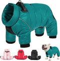 AOFITEE Dog Coat, Waterproof Dog Winter Jacket, Warm Fullbody Small Dogs Snowsuit, Winter Coat for Small Dogs, Zip Up Pet Puffer Jacket Fleece Vest, Outdoor Reflective Pet Snow Jackets, XL