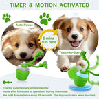 Interactive Dog Toys, [2025 Newly Upgraded] Interactive Dog Ball for Small Dogs, Automatic Moving Dogs Toy Wicked Ball for Boredom & Training, Play Music, USB Rechargeable(Green)