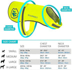 Reflective Dog Coat for Safety – Ideal Dog Vest for High-Visibility When Walking, Jogging or Training – Sizes to Fit Small, Medium, Large Breeds 16-130 lbs (Large) Neon Yellow