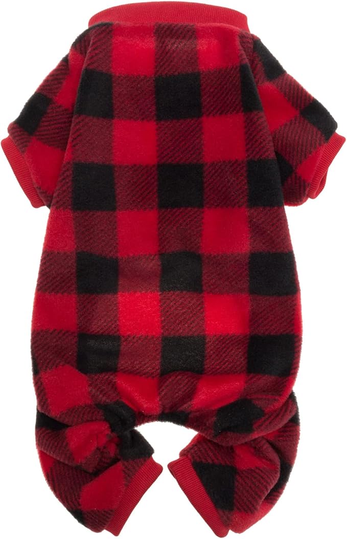 SCENEREAL Dog Pajamas for Small Medium Large Dogs Soft Pet Sweater Clothes Warm Puppy Onesie Outfits for Doggie Winter Christmas - Dog Jammies Pjs