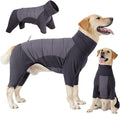 Dotoner Dog Sweater Warm Fleece Pullover Winter Sweatshirt with Turtleneck Leash Opening Waterproof Back Four Leg Cozy Clothes for Medium Large and Small Dogs