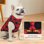 SCENEREAL Warm Puppy Jacket with Built-in Harness for Small/Medium Dogs, Waterproof Winter Coat with Zipper, Fleece Puffer Vest for Cold Weather, Windproof Snow Clothes