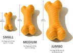 Playology Dog Toys | Dual Layer Bone Durable Chew Toy Bone for Dogs | Medium Cheddar Cheese Scented Toy - Easy to Clean and Made from Non Toxic Materials