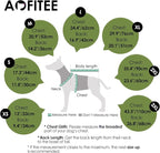 AOFITEE Dog Coat, Warm Dog Winter Coat, Reflective Cold Weather Dogs Puffer Jacket with Harness Built in, Waterproof Pet Fleece Vest Snowsuit for Small Medium Large Dogs, Green L
