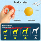 Generic 2PCS Shaky Ball Toy for Dogs, Vibrating Dog Ball, USB Rechargeable, Interactive, Automatic Moving, Bouncing, Perfect for Small, Medium, Large Dogs