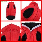 PetWarm Reversible Dog Winter Coat, Windproof Dog Puffer Vest, Soft Vest for Dogs with Hook-and-Loop Strap for Easy Dressing, Waterproof Coat for Dogs with Adjustable Fit, Red, S