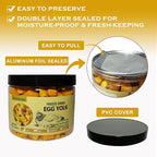 Freeze Dried Egg Yolk Cat & Dog Treats, Single Ingredient, High-Protein Training Treats and Food Topper for Dogs and Cats, Gluten & Grain Free, 7 oz (Chicken Egg Yolk)