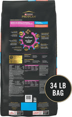 Purina Pro Plan Sensitive Skin and Stomach Dog Food Large Breed Salmon and Rice Formula - 34 lb. Bag