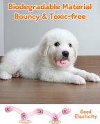 Squeaky Dog Toys, Soft Puppy Egg Balls, Funny Interactive Squeak Pet Chew Toy, [5 Pack] Fetch Play Balls Toy for Puppies Small Medium Breeds, 2.6"*1.8"