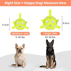 Dog Balls Toys, Durable Dog Soccer Ball with Straps, Herding Ball, Dog Toys Outdoor, Fun Birthday Gift for Medium Large Dogs, 8 Inch