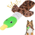 KOOLTAIL Duck Dog Toys, Tough Plush Dog Chew & Squeaky Toys with Crinkle Paper, Interactive Training & Tug of War Puppy Teething Toy for Indoor Outdoor Play, Soft Pet Toy for Small Medium Large Dogs
