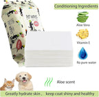 Pet Waste Bags and Wet Wipes Bundle, 270 Biodegradable Bags, 120 Aloe Vera Wipes
