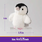 Interactive Cat Toy Rechargeable Automatic Chirping Penguin Bird Cat Toy Infused with Catnip in The Wings, Auto Beating Wings Kitten Toy for Indoor Cats to Play Alone, Never Boredom