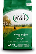NutriSource Dry Dog Food, Turkey and Rice, 12LB