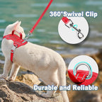 Cat Harness and Leash Set Escape Proof for Kitten Walking, Soft Adjustable Top Handle Vest Harnesses for Cats, Easy Control Breathable Reflective Small Medium Large, Red, XS
