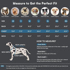 Queenmore Large Dog Coat,Dog Jacket for Extra Large Dogs with Harness Built in,Reflective Waterproof Dogs Jackets with Fleece Lining,Warm Snowsuit Pet Coats for Doberman,Labrador,Blue,XXL