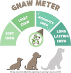 Nature Gnaws Braided Gnaws for Dogs 5-6" (12 Count) - Long Lasting for Small and Medium Dogs - Natural Beef Bully Stick Combo Braids - Rawhide Free