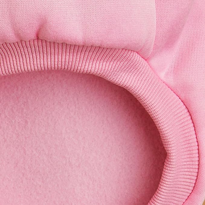 Puppy Sweater for Small Dogs Clothes Warm Winter Cat Clothe Pet Sweatshirt Knitwear Doggie Kitten Clothing, Pink, Small