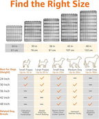 Amazon Basics Foldable Octagonal Metal Exercise Dog Playpen - Indoor/Outdoor, No Door, Extra Small (8 Panels, 24 x 24), Easy to assemble, store, and customize, 24" - Puppy, Black